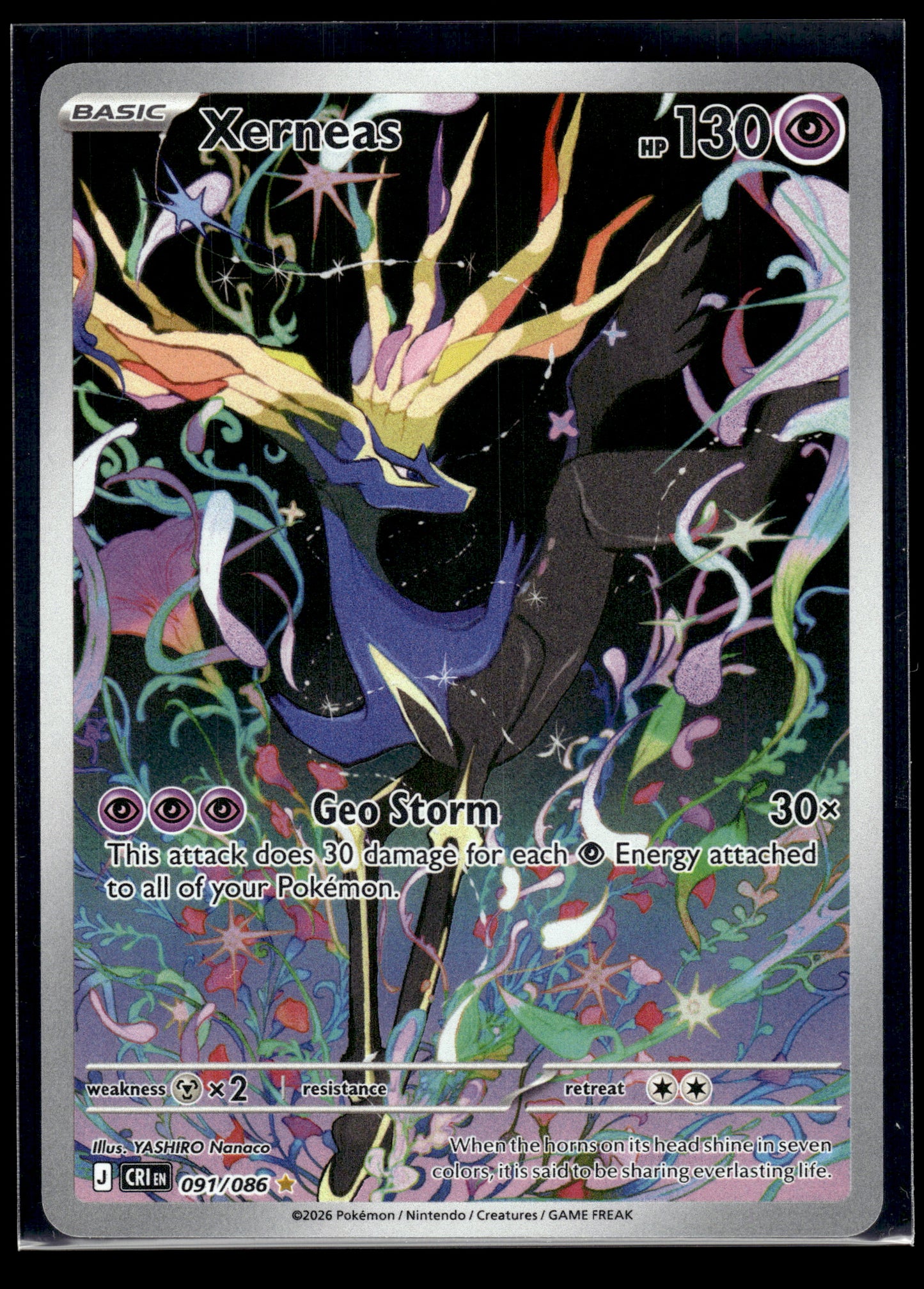 Xerneas #091/086 Chaos Rising NM