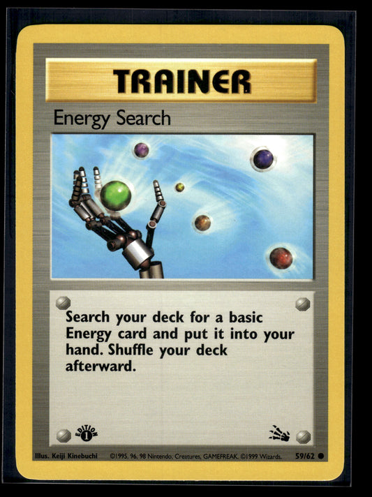 Energy Search #59/62 1st Edition Fossil LP