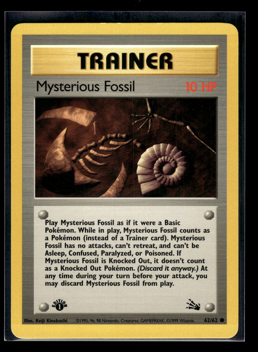 Mysterious Fossil #62/62 1st Edition Fossil LP