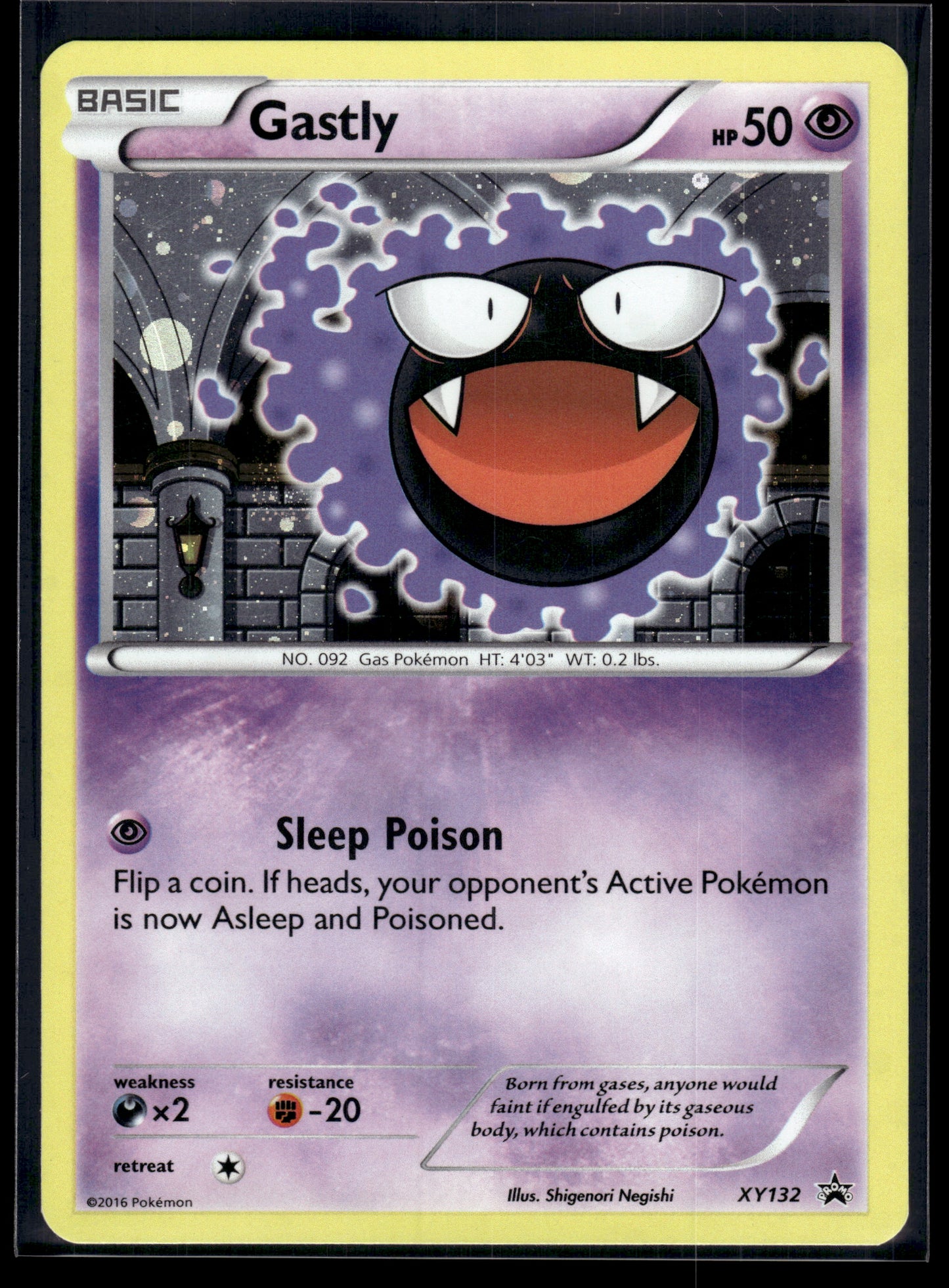 Gastly #XY132 XY Promo LP