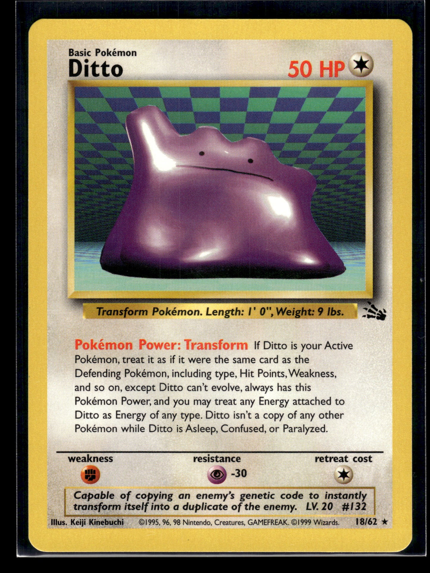 Ditto #18/62 Fossil LP