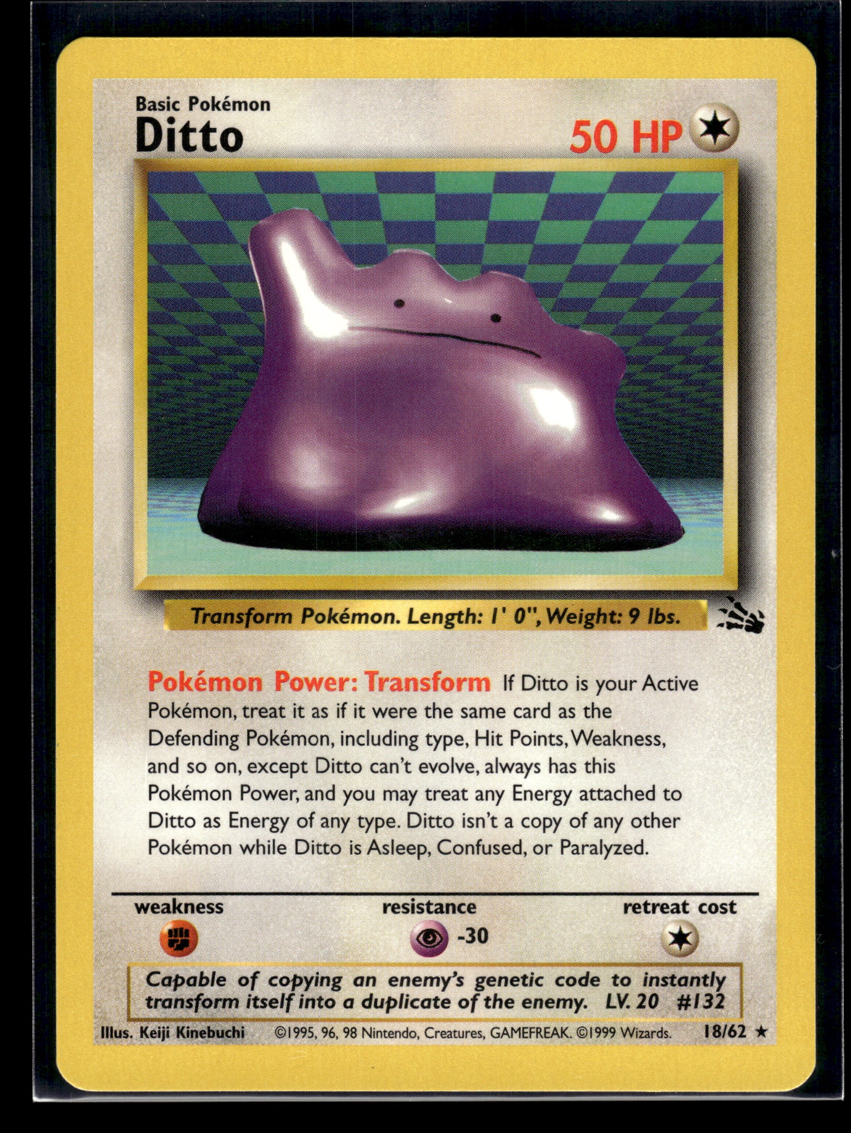 Ditto #18/62 Fossil LP