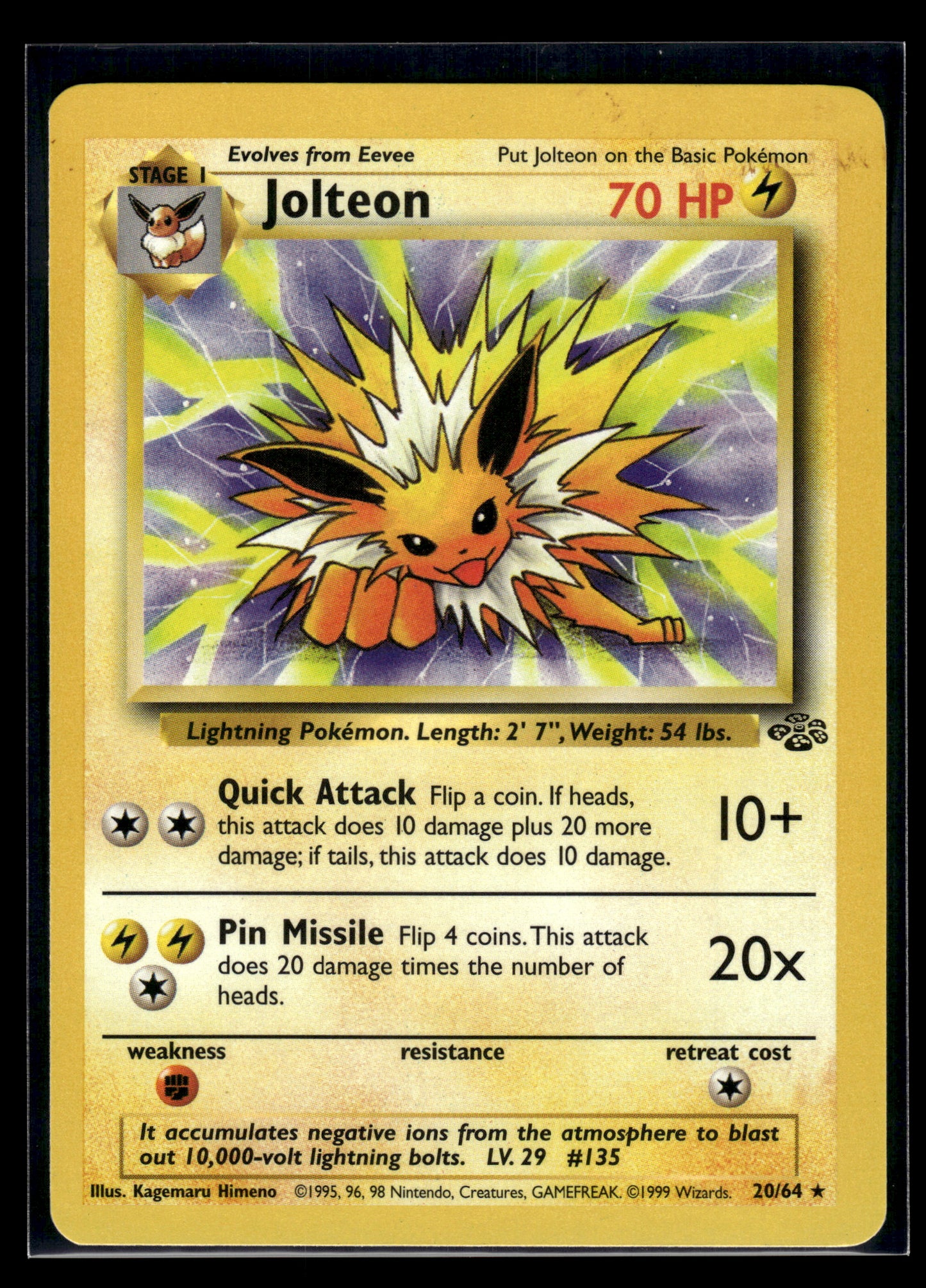 Jolteon #20/64 Jungle MP