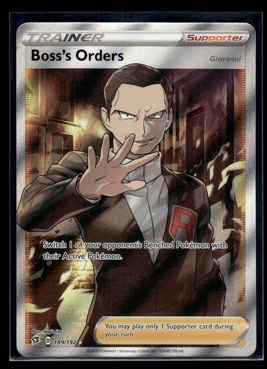 Boss's Orders #189/192 SWSH02: Rebel Clash MP