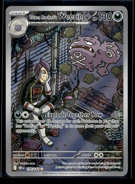 Team Rocket's Weezing #199/182 Destined Rivals VLP