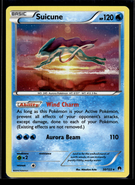 Suicune #30/122 Cosmos Holo BREAKpoint LP