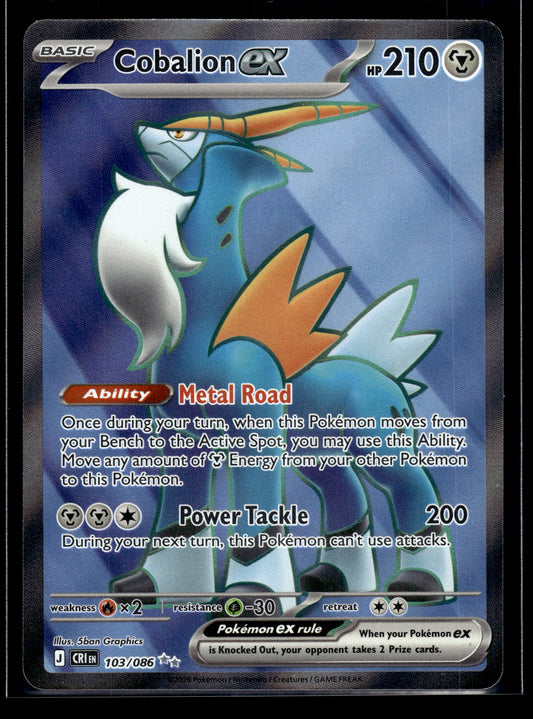 Cobalion ex #103/086 Chaos Rising VLP