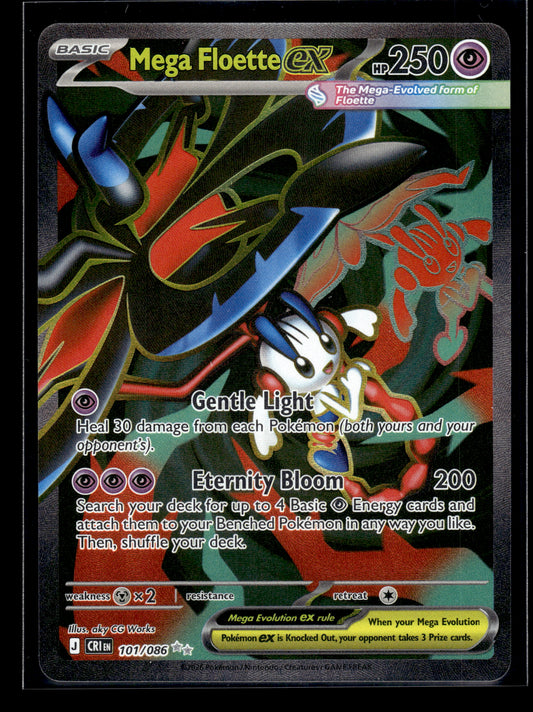 Mega Floette ex #101/086 Chaos Rising VLP