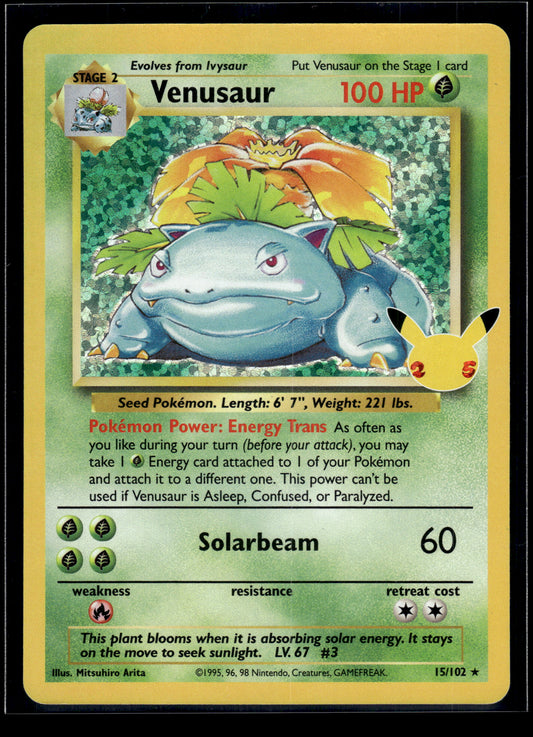 Venusaur #15/102 Celebrations LP