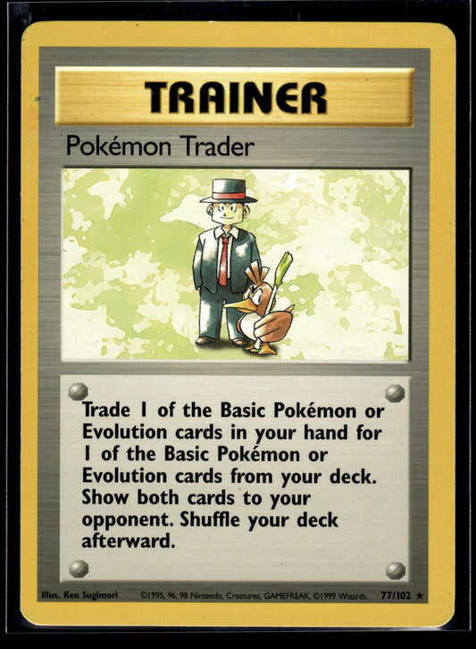 Pokemon Trader #077/102 Base Set LP