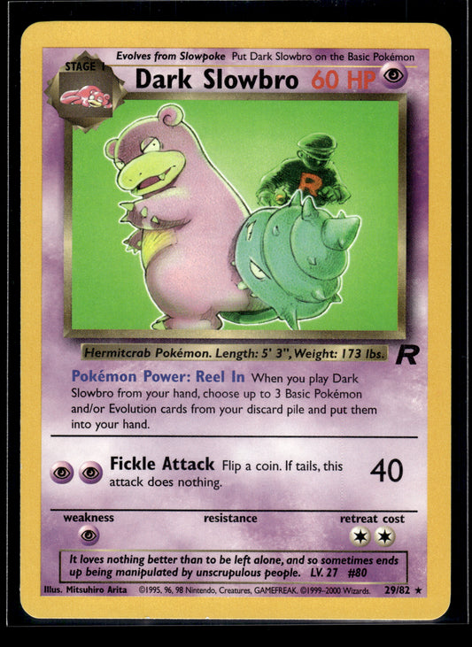 Dark Slowbro #29/82 Team Rocket LP