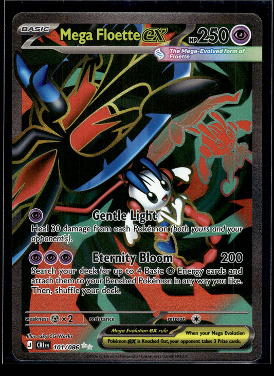 Mega Floette ex #101/086 Chaos Rising VLP