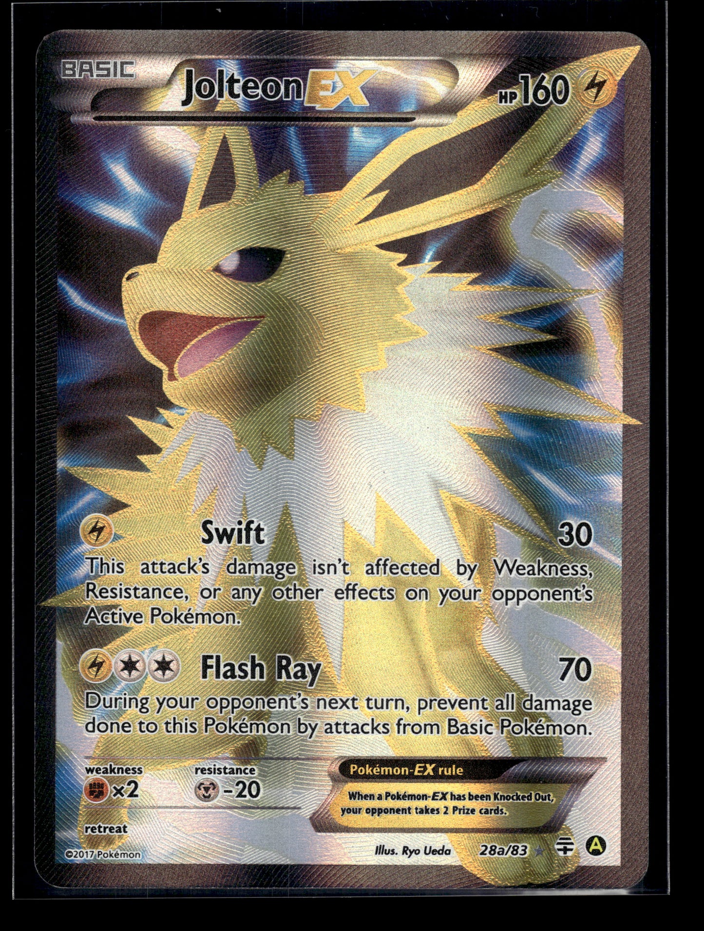 Jolteon EX #28a/083 Generations VLP