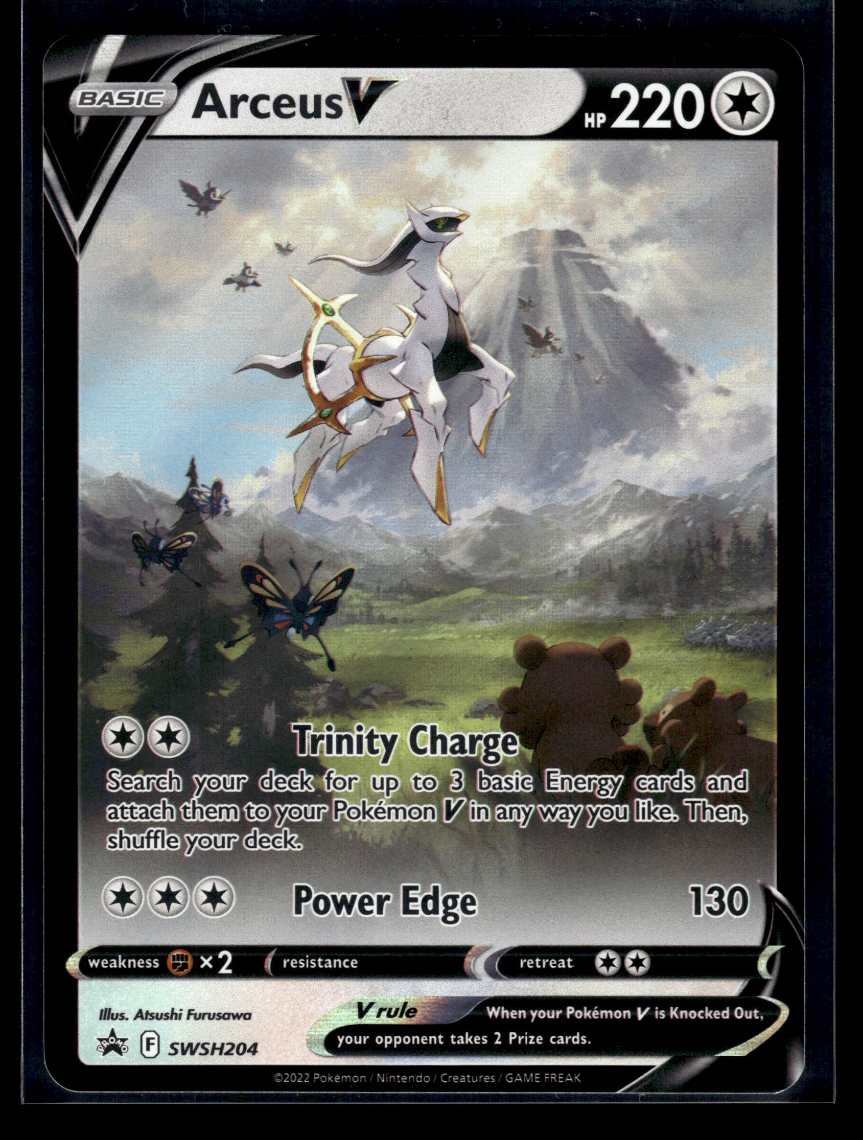 Arceus V #SWSH204 Sword & Shield Promo VLP