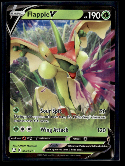 Flapple V #018/163 Battle Styles LP