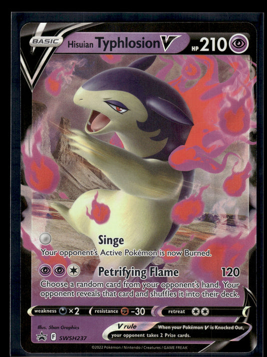 Hisuian Typhlosion V #SWSH237 Sword & Shield Promo LP