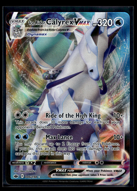 Ice Rider Calyrex VMAX #046/198 Chilling Reign VLP