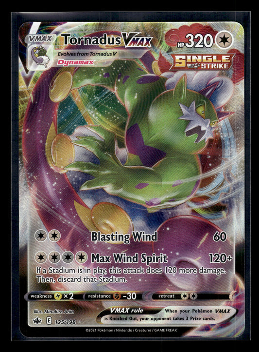 Tornadus VMAX #125/198 Chilling Reign NM