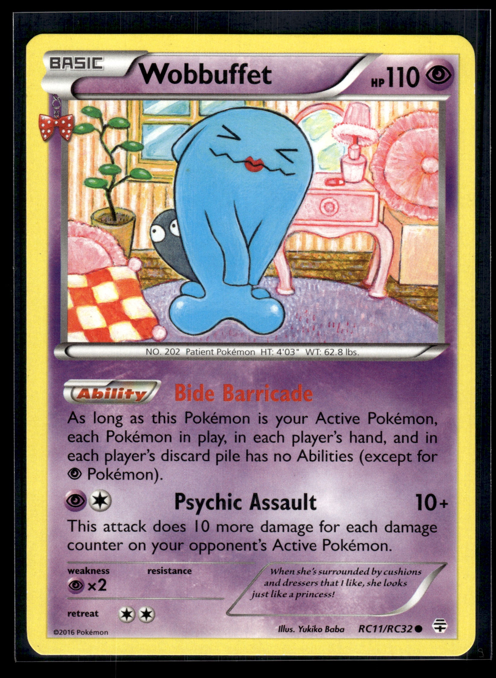 Wobbuffet #RC11/RC32 Generations: Radiant Collection LP