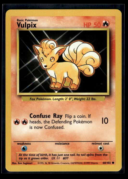 Vulpix #068/102 Base Set LP