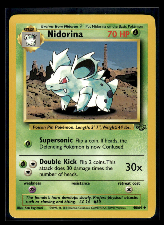 Nidorina #40/64 Jungle LP