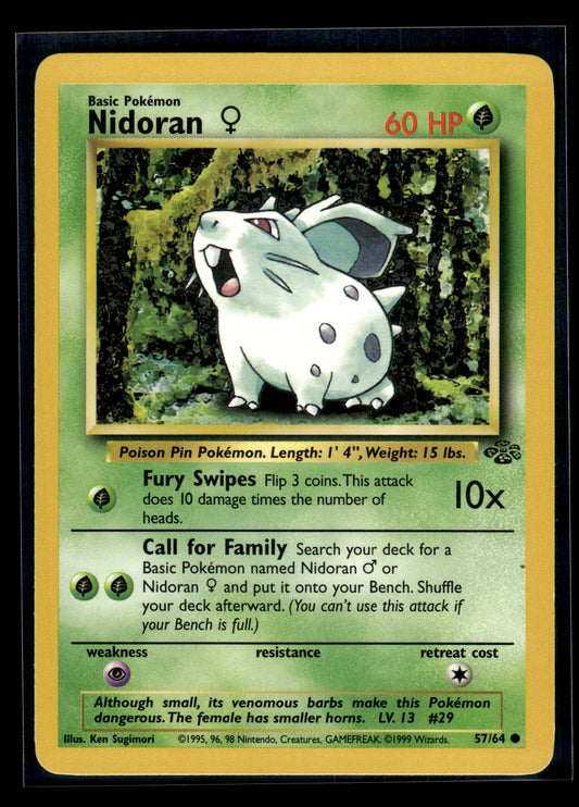 Nidoran F #57/64 Jungle LP