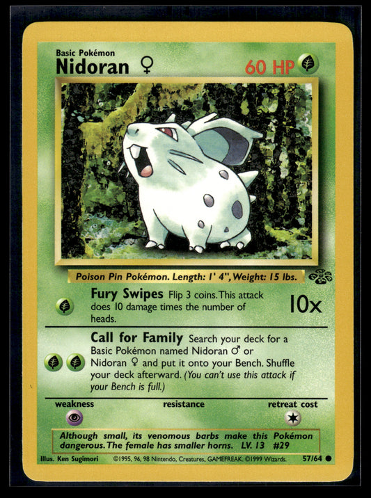 Nidoran F #57/64 Jungle LP