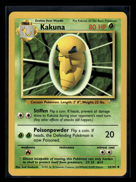 Kakuna #033/102 Base Set LP