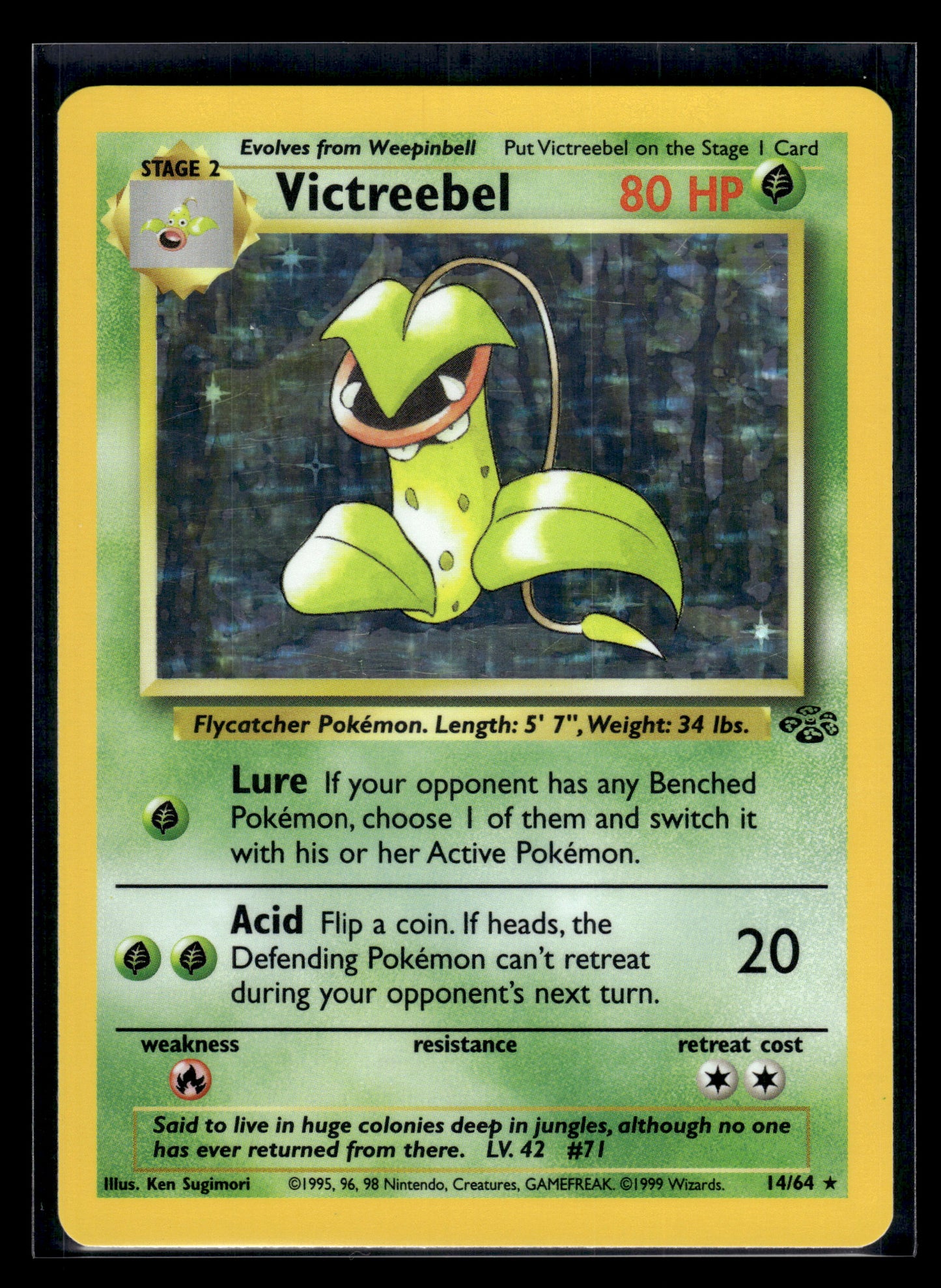 Victreebel #14/64 Jungle MP