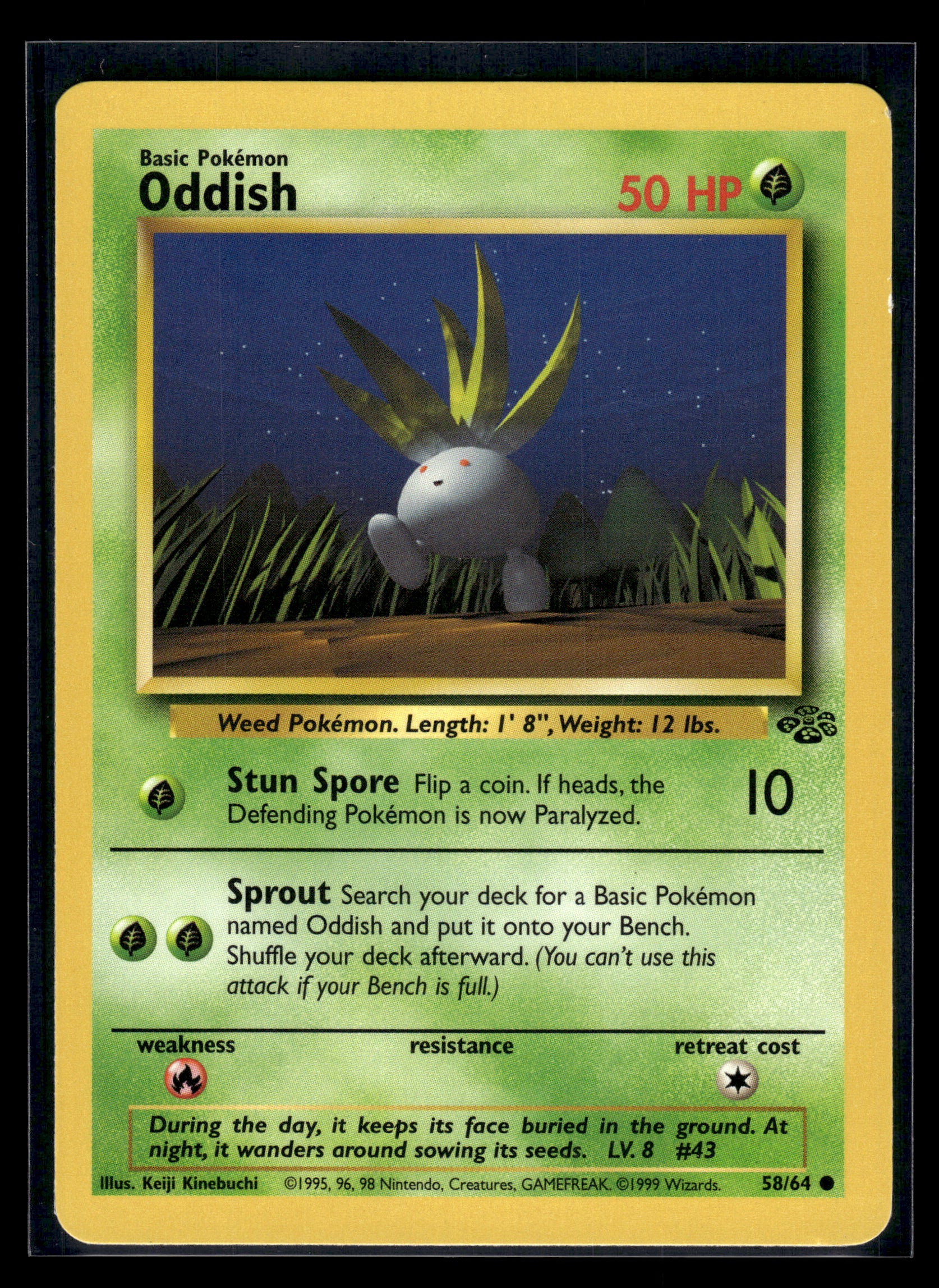 Oddish #58/64 Jungle MP