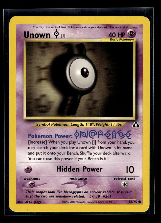 Unown [I] #68/75 Neo Discovery LP