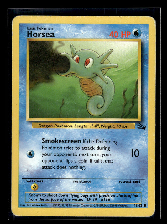 Horsea #49/62 Fossil HP