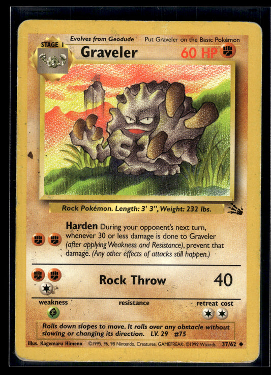 Graveler #37/62 Fossil HP