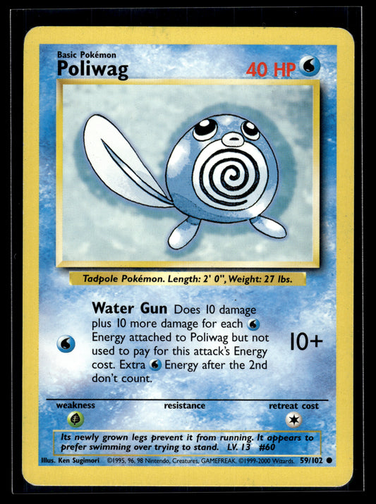 Poliwag #059/102 Base Set MP