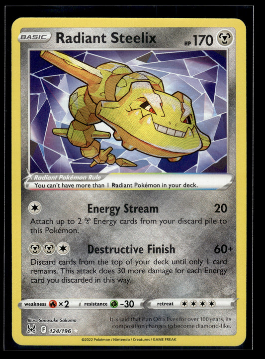 Radiant Steelix #124/196 Lost Origin NM