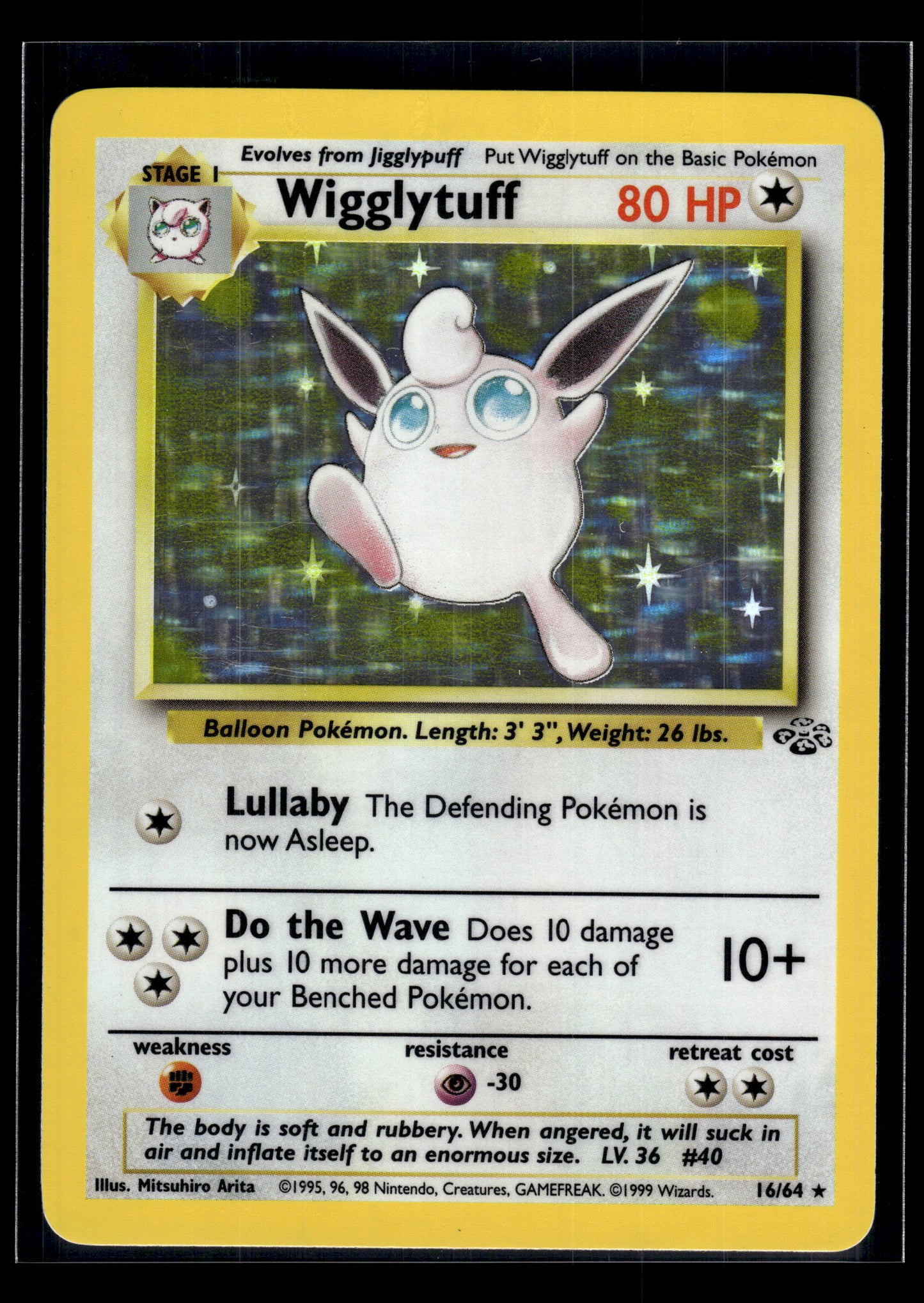 Wigglytuff #16/64 Jungle LP