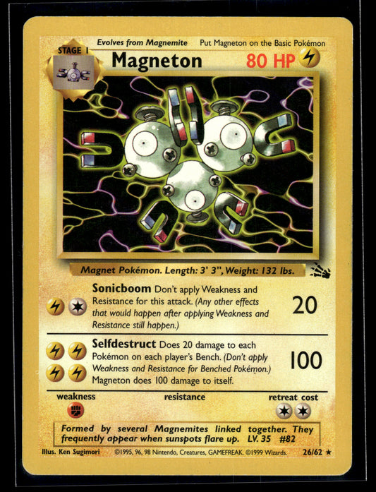 Magneton #26/62 Fossil MP