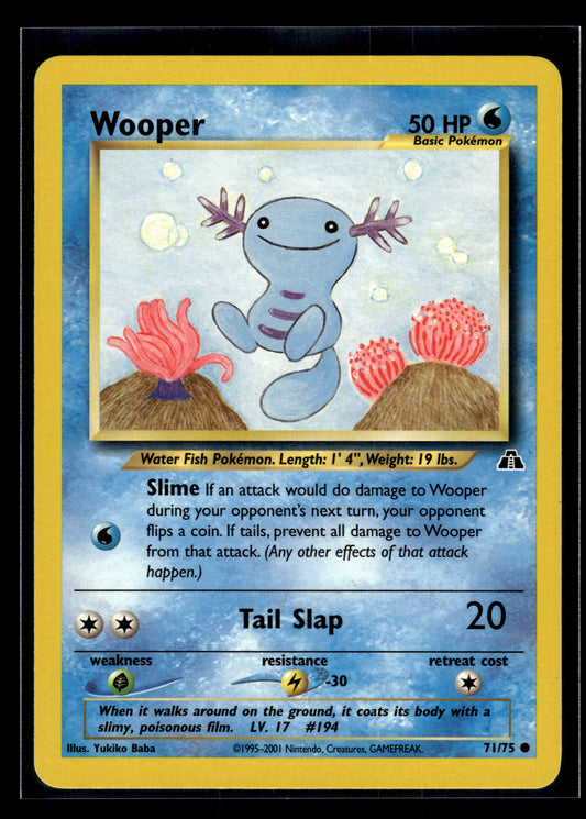 Wooper #71/75 Neo Discovery LP