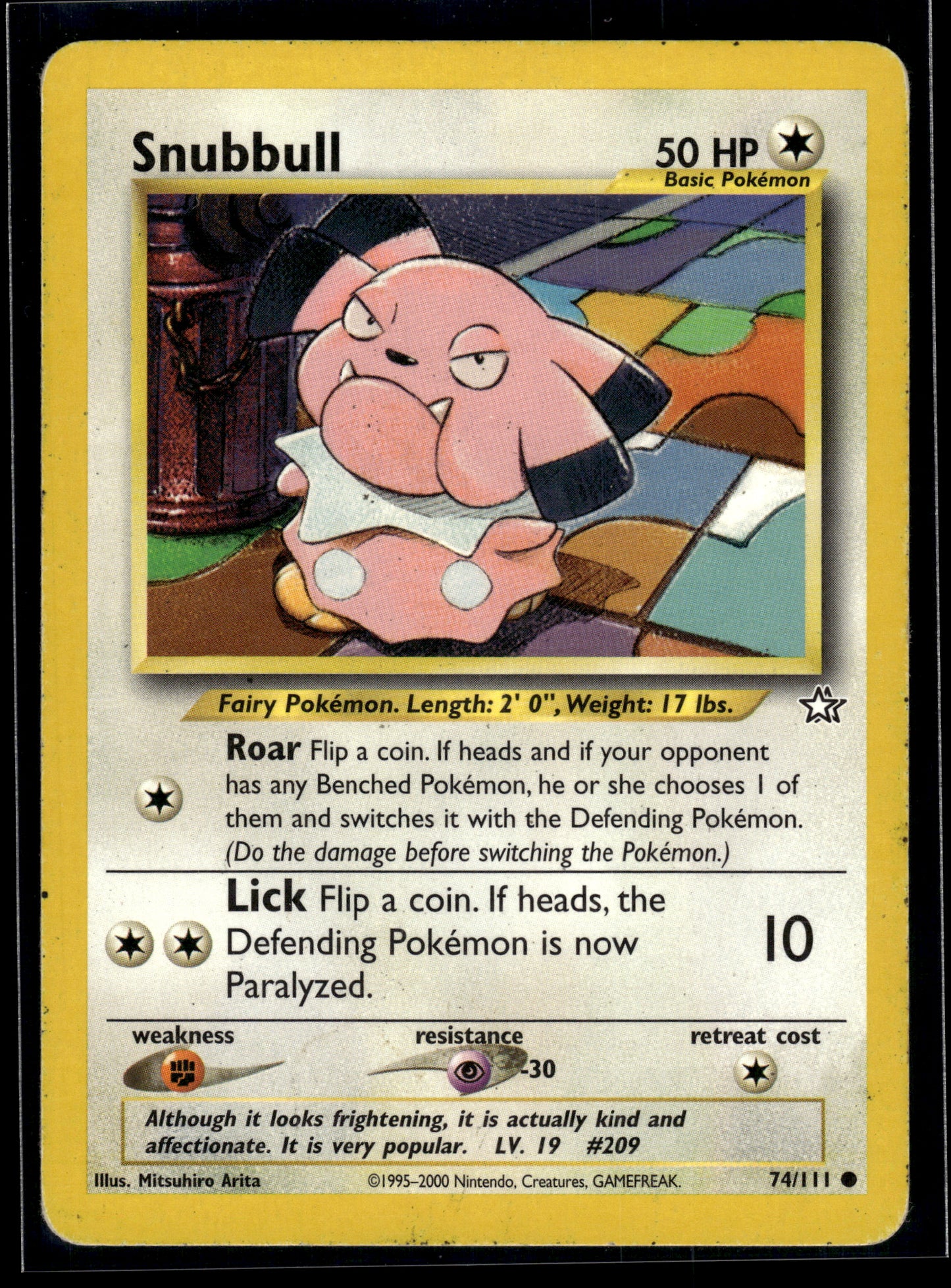 Snubbull #074/111 Neo Genesis MP