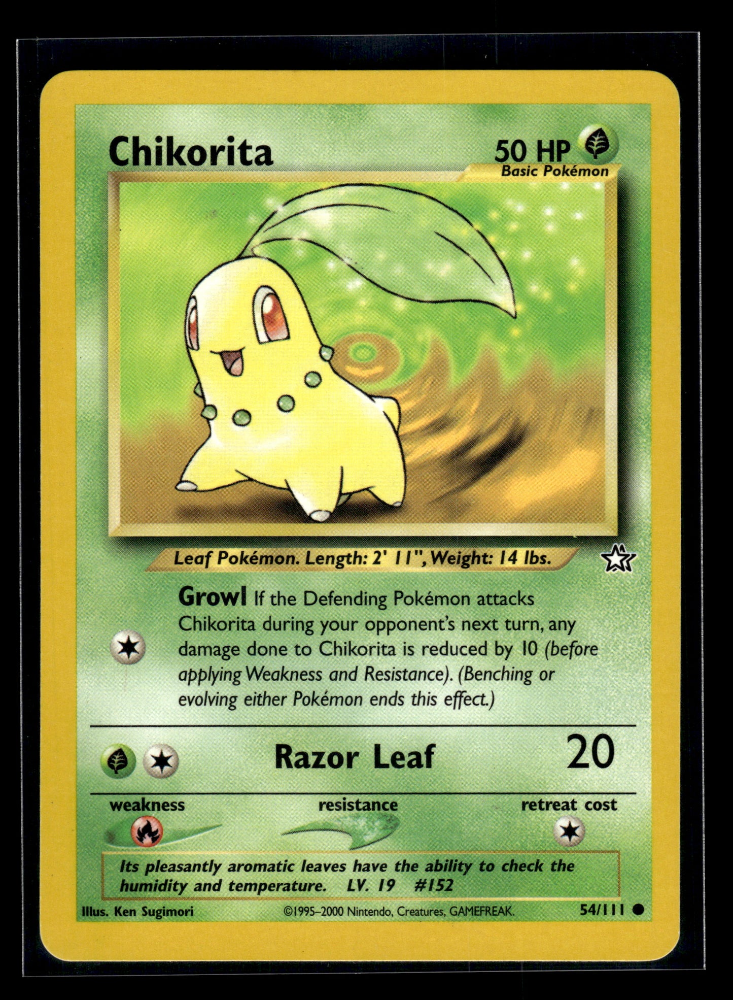 Chikorita #054/111 Neo Genesis LP