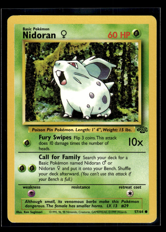 Nidoran #57/64 Jungle LP