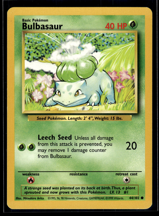 Bulbasaur #044/102 Base Set LP