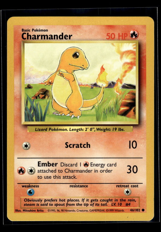 Charmander #046/102 Base Set LP