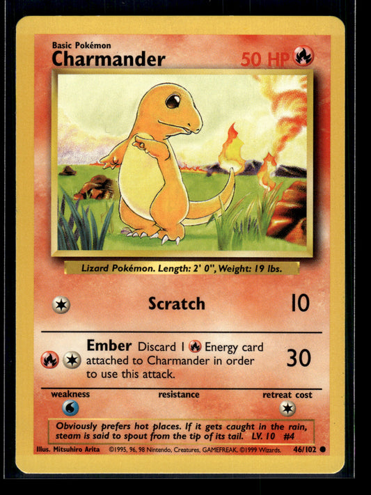 Charmander #046/102 Base Set LP