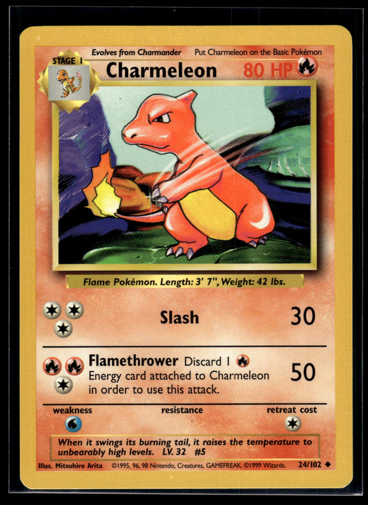 Charmeleon #024/102 Base Set LP