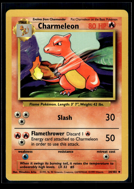 Charmeleon #024/102 Base Set LP