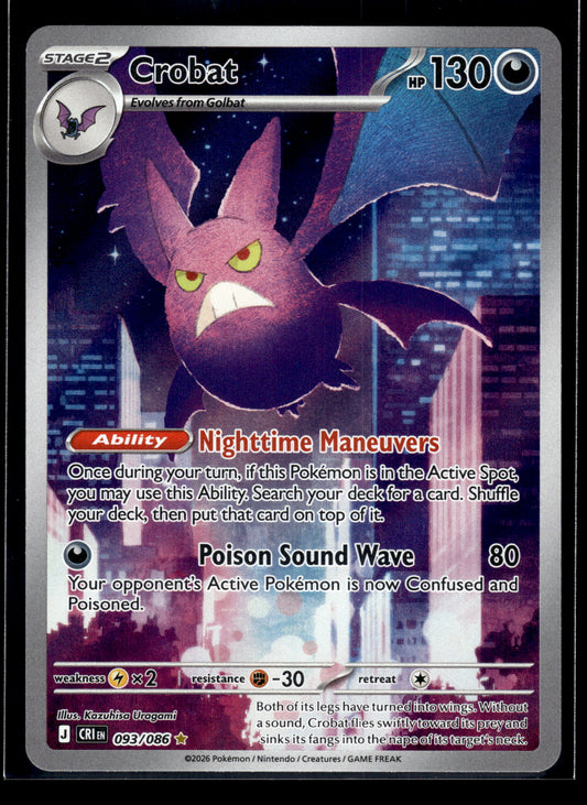 Crobat #093/086 Chaos Rising NM