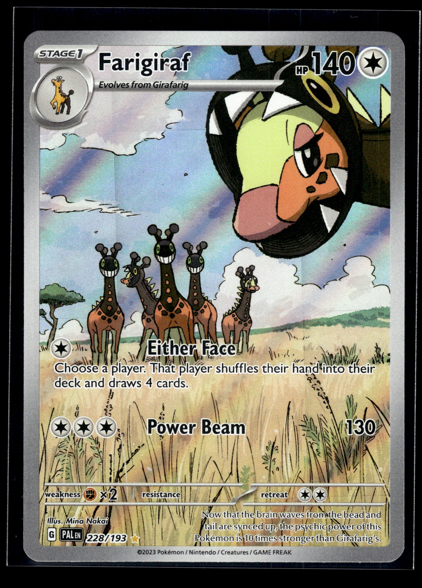 Farigiraf #228/193 Paldea Evolved VLP