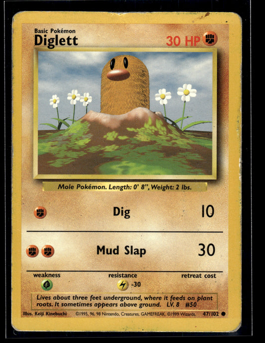 Diglett #047/102 Base Set HP