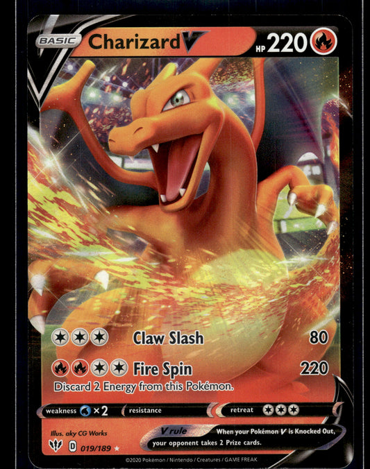Charizard V #019/189 Darkness Ablaze LP